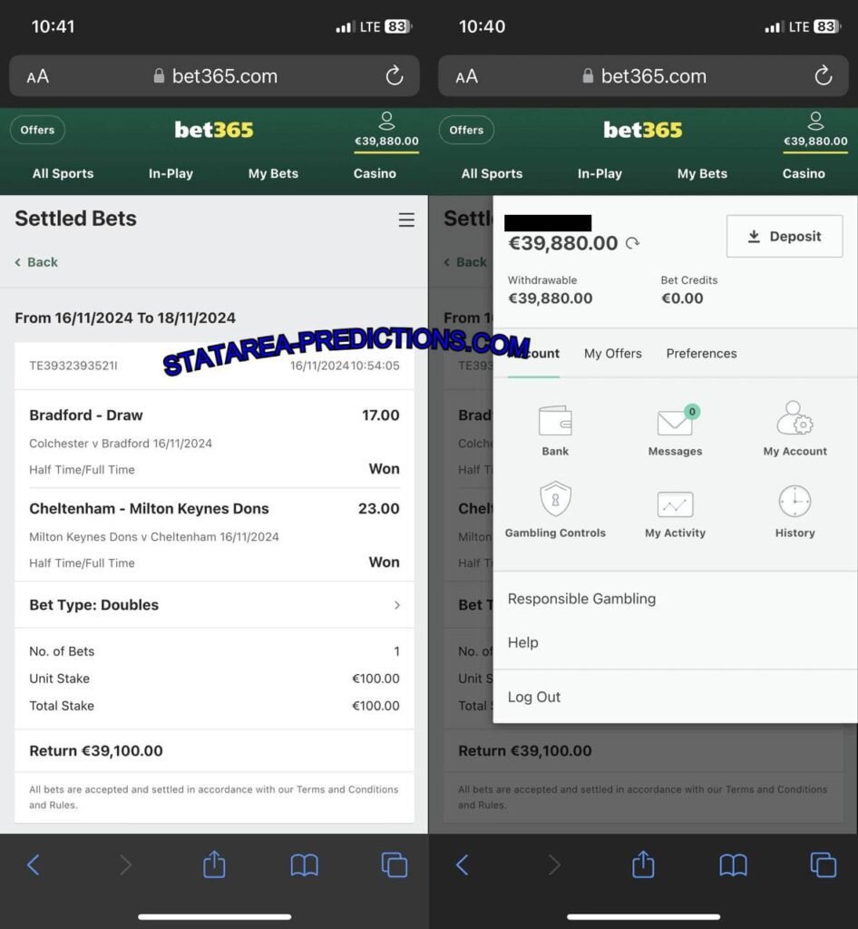 STATAREA BET365 HTFT BETTING TIPS