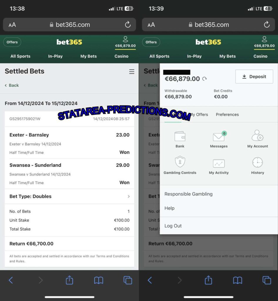 STATAREA HTFT FIXED BETTING TIPS