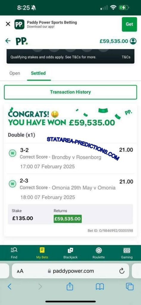 PADDYPOWER FOOTBALL FIXED BETTING TIPS