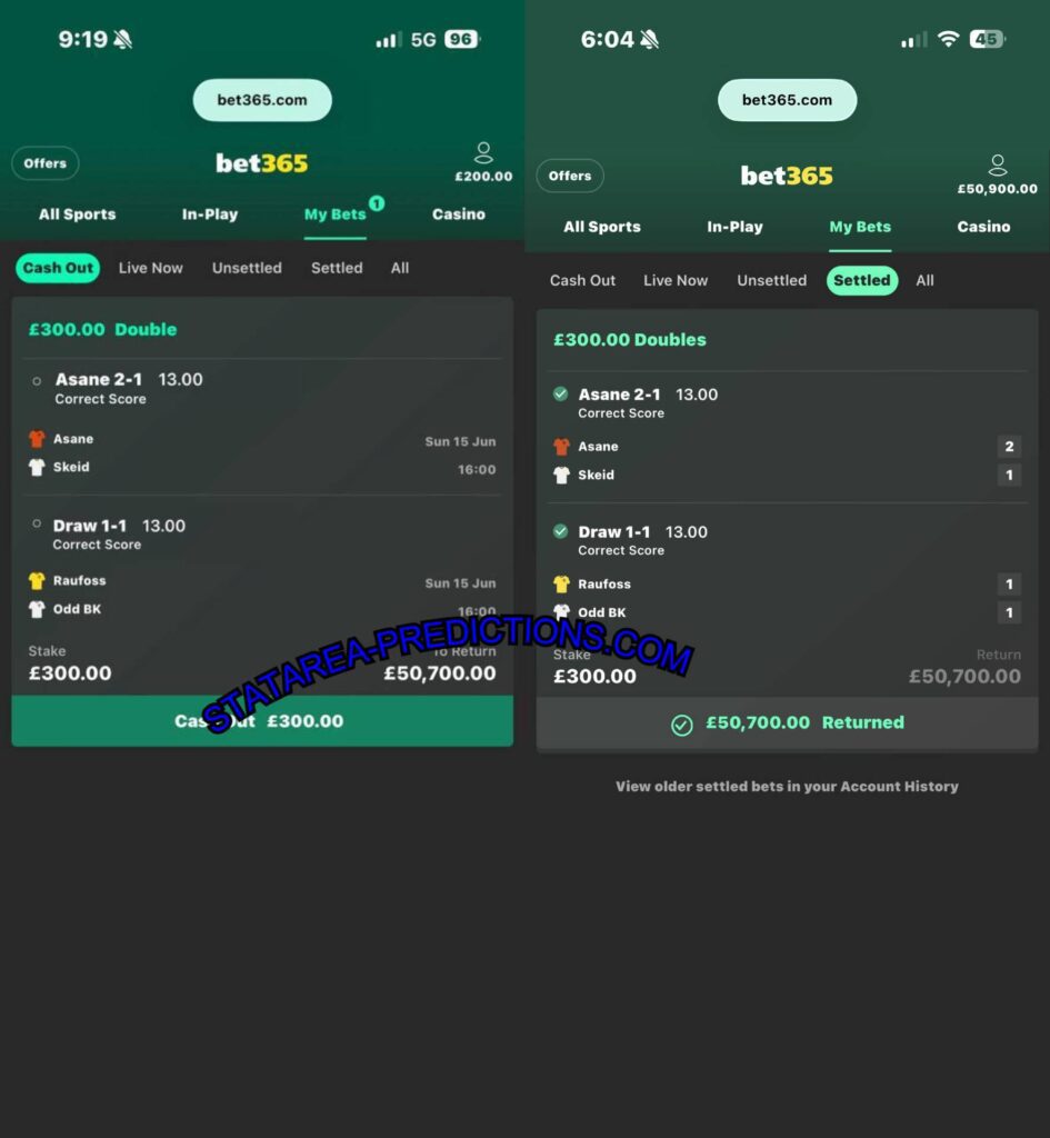 bet365 correct score fixed matches tips