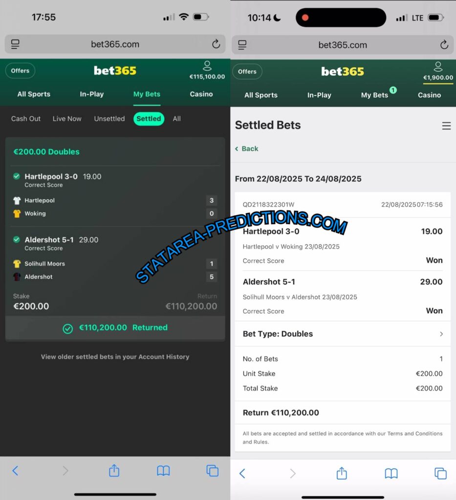 BET365 FOOTBALL SURE FIXED MATCHES TIPS