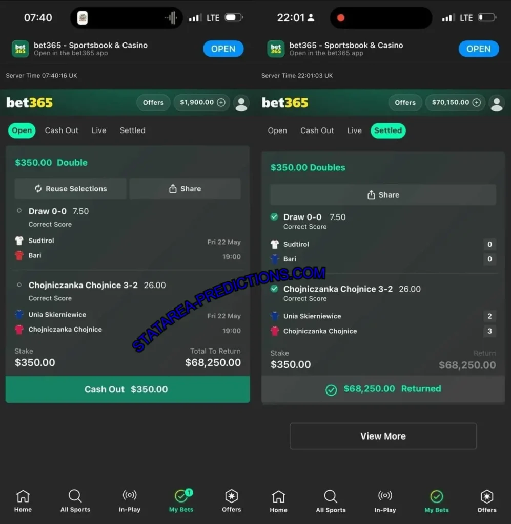 BET365 SAFE CORRECT SCORE MATCHES BET365 SAFE CORRECT SCORE MATCHES