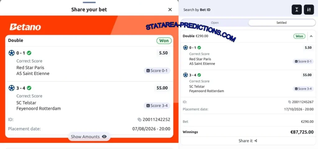 BETANO SURE CORRECT SCORE MATCH BETANO SURE CORRECT SCORE MATCH