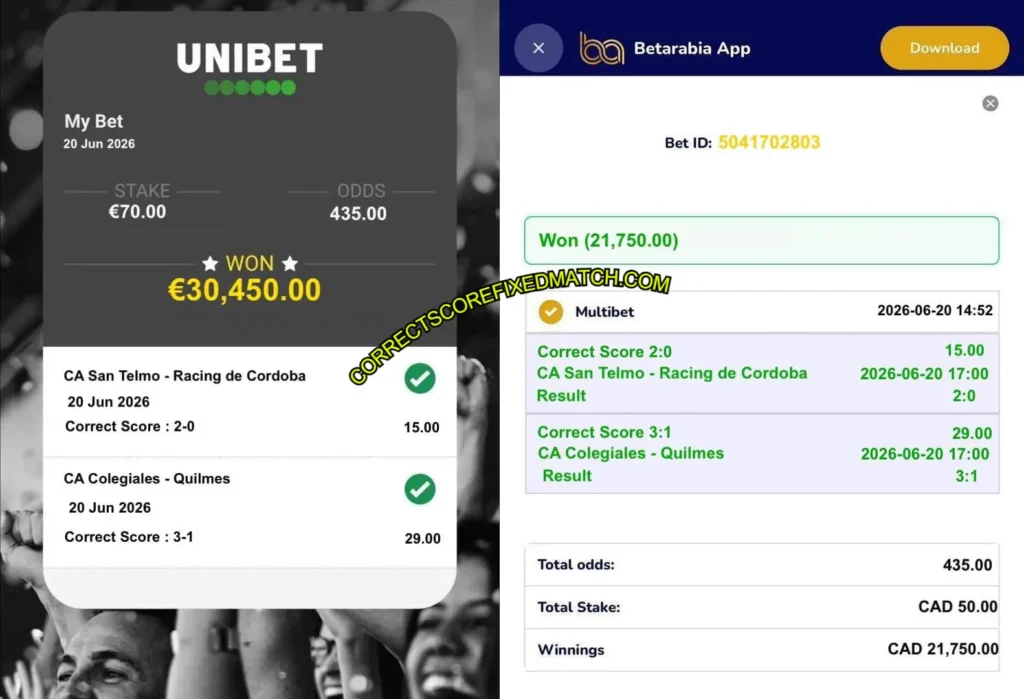 BETARABIA SURE CORRECT SCORE MATCHES BETARABIA SURE CORRECT SCORE MATCHES