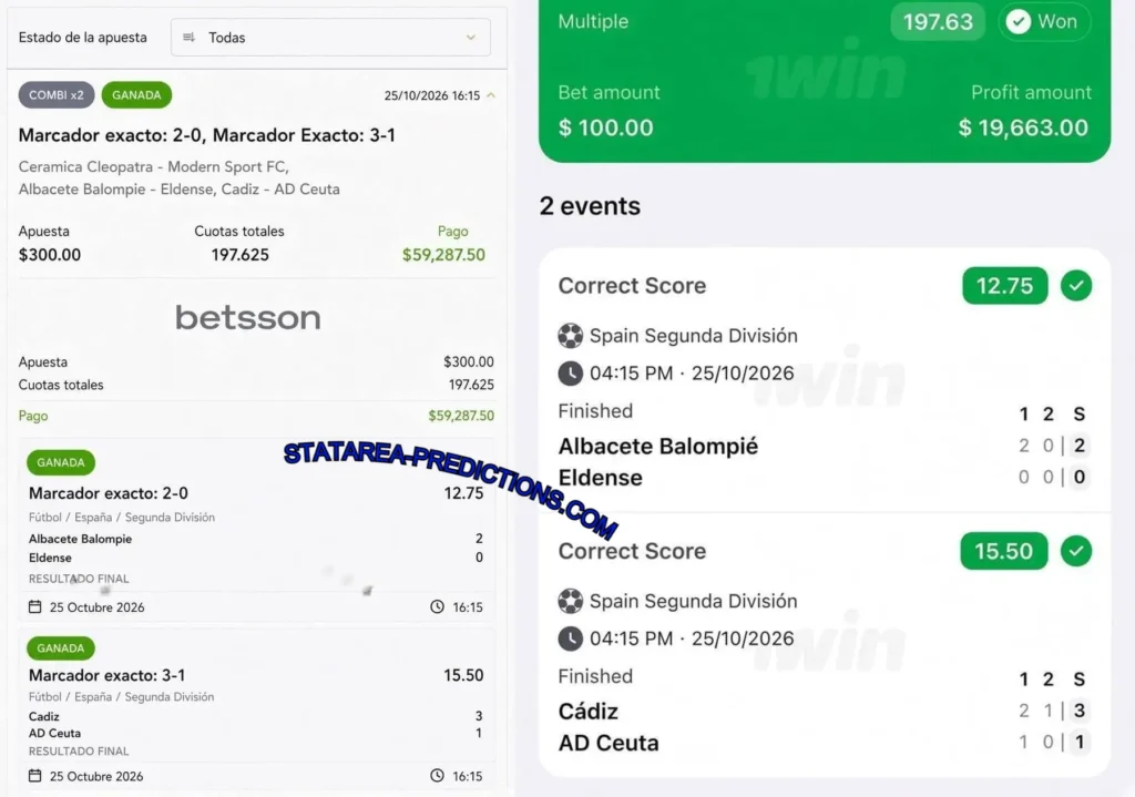 BETSSON CORRECT SCORE MATCHES BETSSON CORRECT SCORE MATCHES