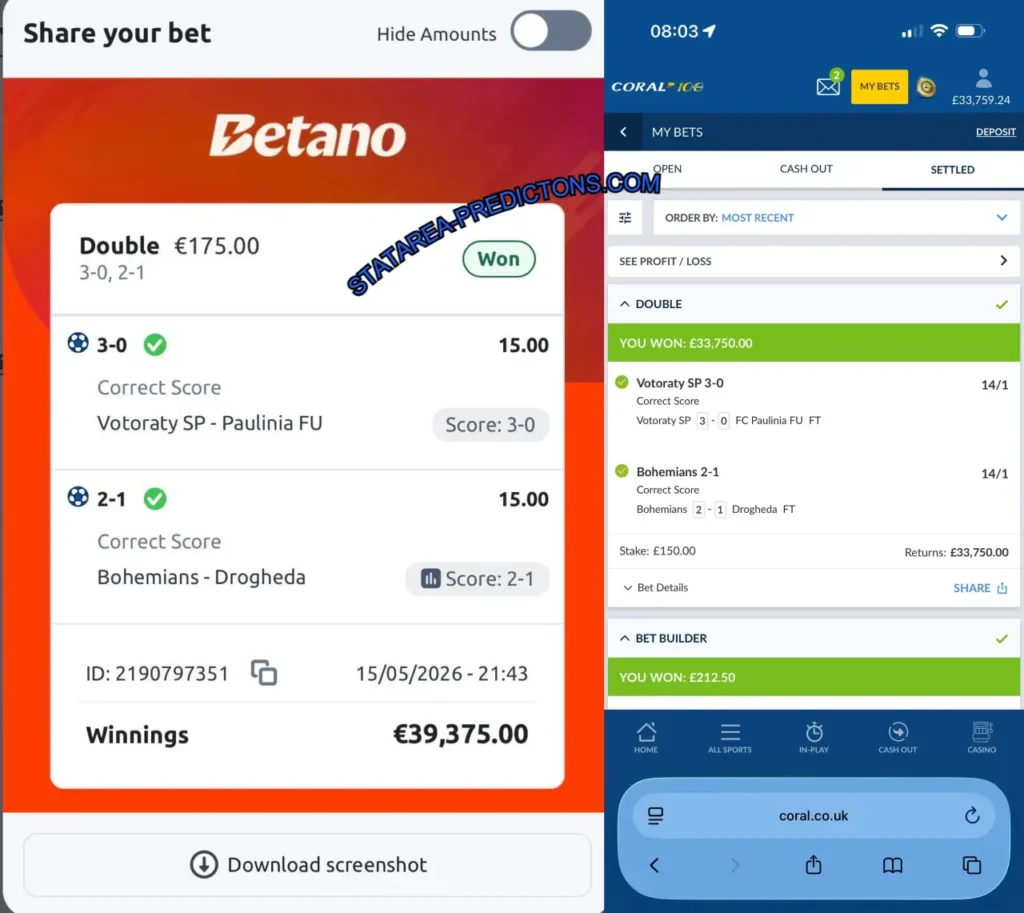 CORAL CORRECT SCORE FIXED MATCHES CORAL CORRECT SCORE FIXED MATCHES