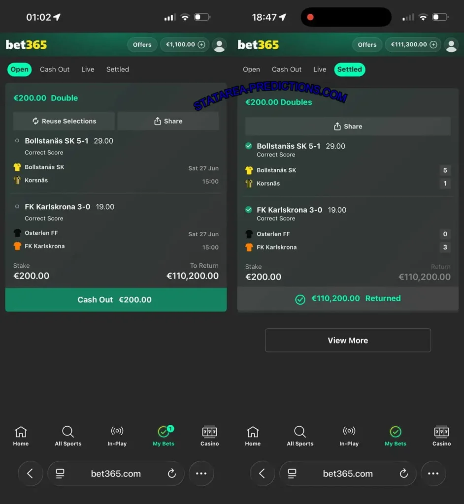 CORRECT SCORE MATCHES ON BET365 CORRECT SCORE MATCHES ON BET365