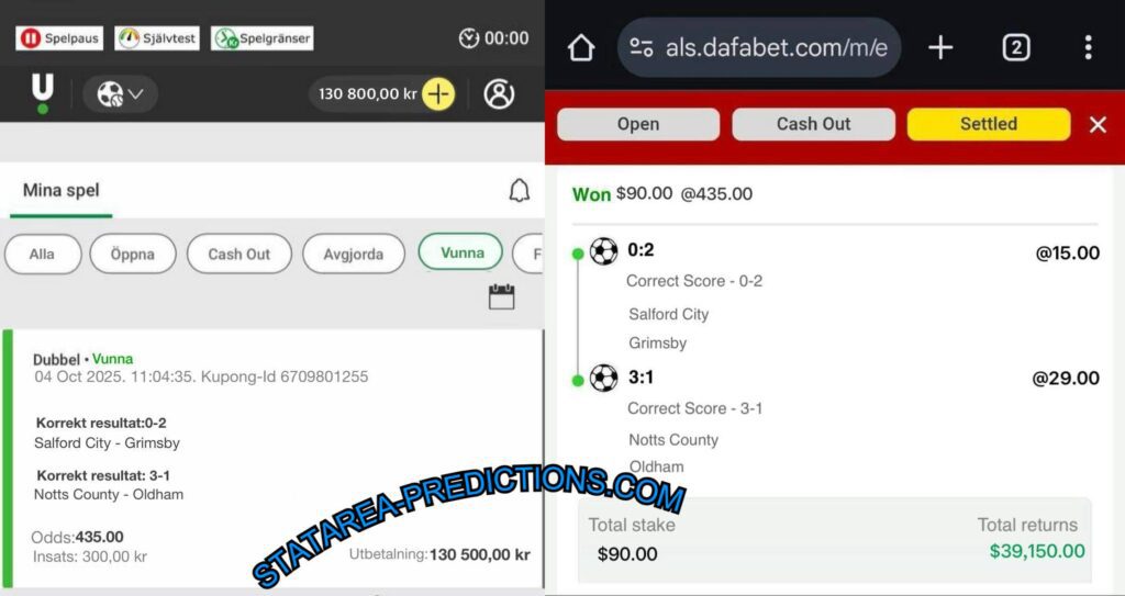 DAFA BET CORRECT FIXED MATCHES