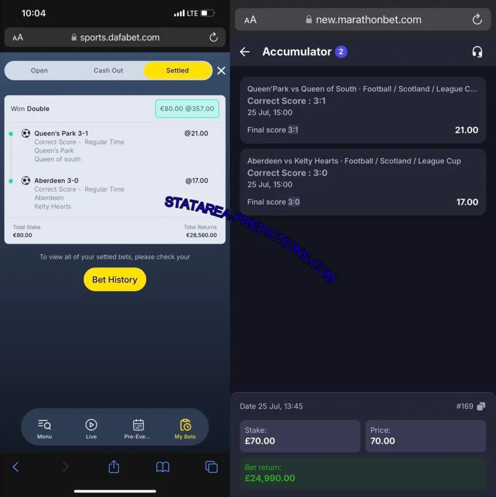 DAFABET CORRECT SCORE MATCH TIPS DAFABET CORRECT SCORE MATCH TIPS