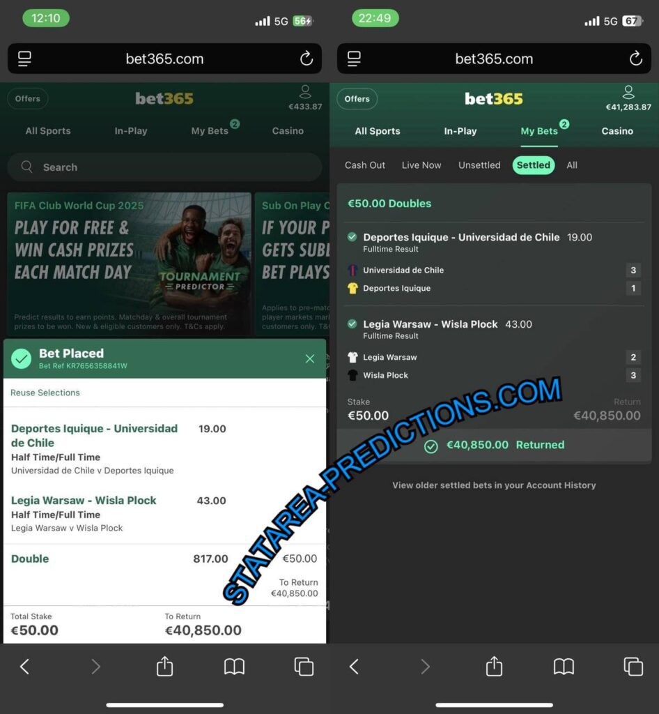 FOOTBALL BET365 FIXED MATCHES TIPS