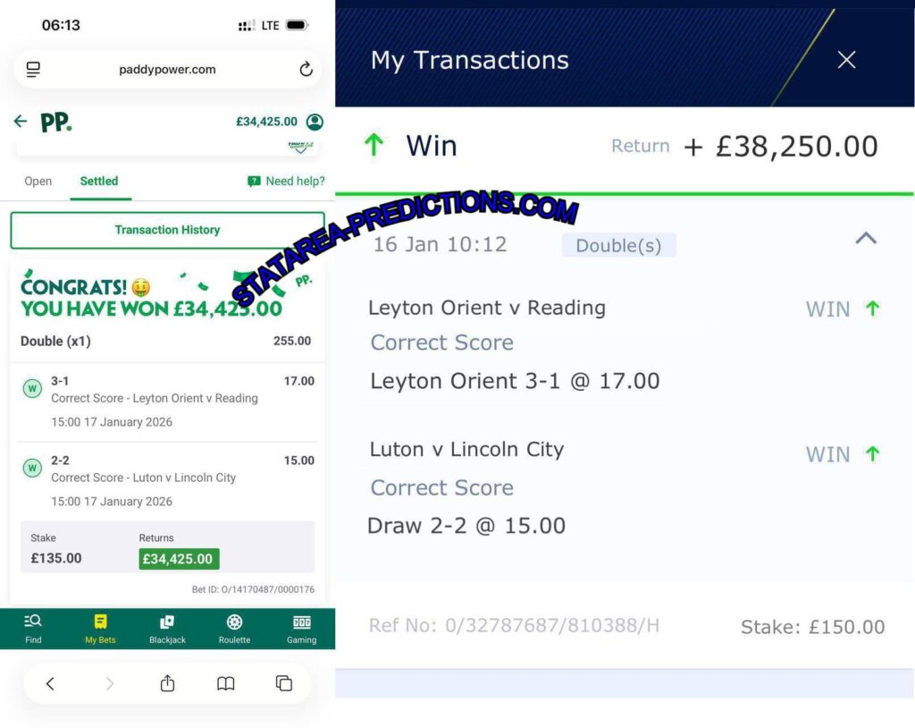 UNIBET CORRECT SCORE FIXED MATCHES PADDY POWER FIXED MATCHES TIP