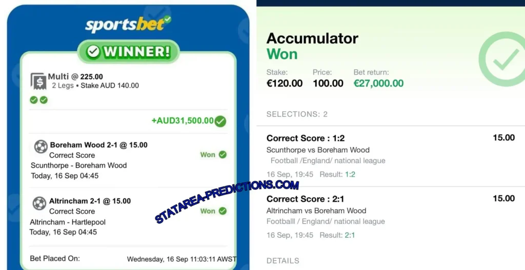 SPORTSBET Australia Correct Score Fixed Match SPORTSBET Australia Correct Score Fixed Match