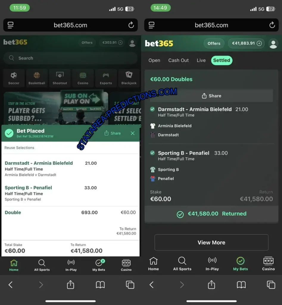 STATAREA BET365 FIXED BETS STATAREA BET365 FIXED BETS