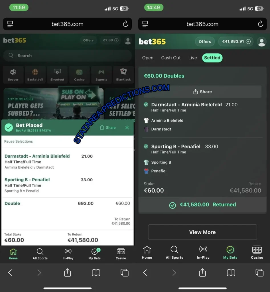 STATAREA BET365 FIXED BETS STATAREA BET365 FIXED BETS