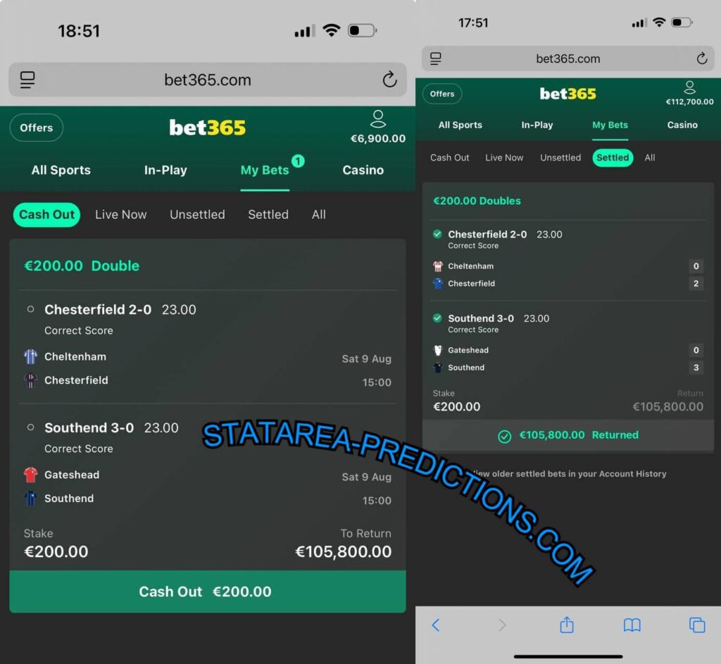 STATAREA BET365 FIXED GAMES