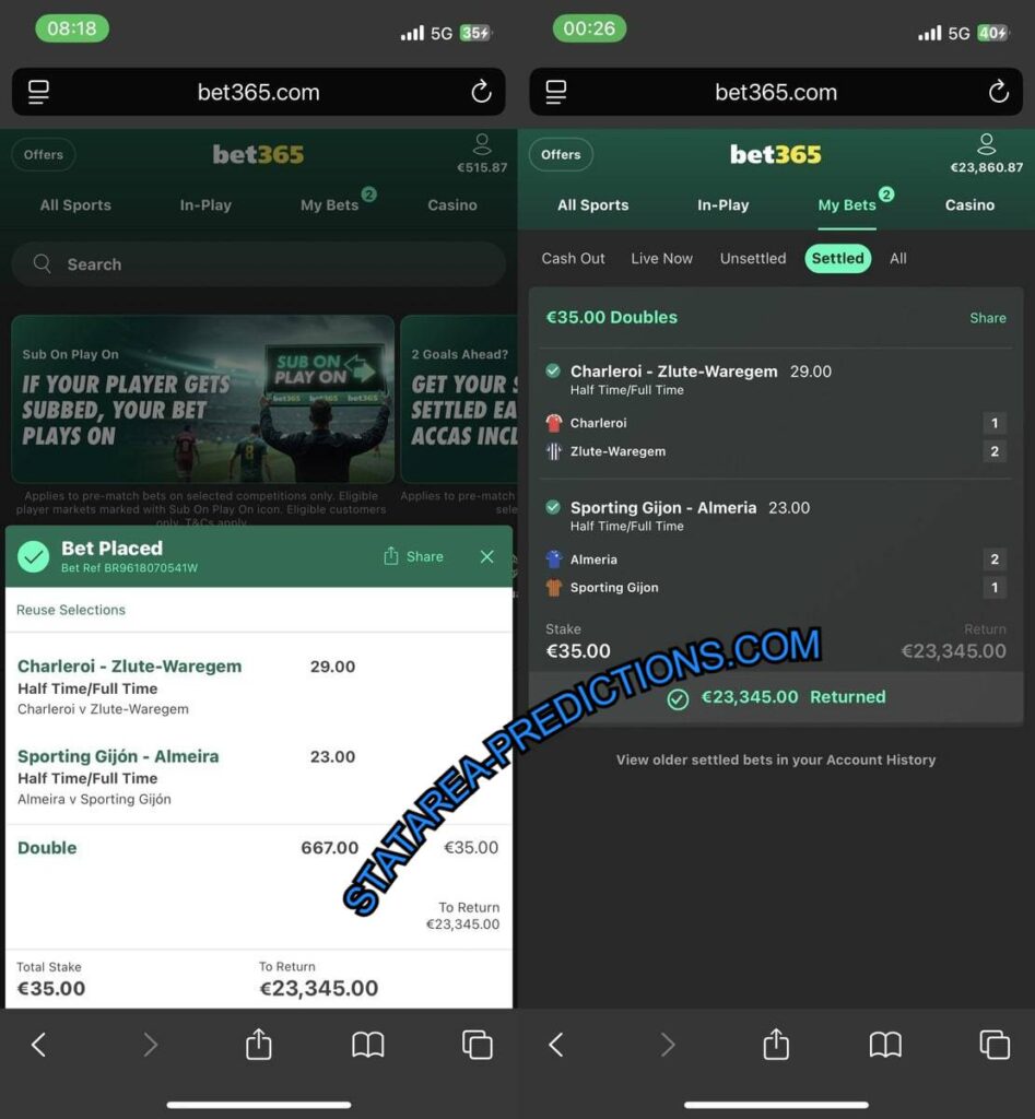 STATAREA FIXED MATCHES TIPS HTFT