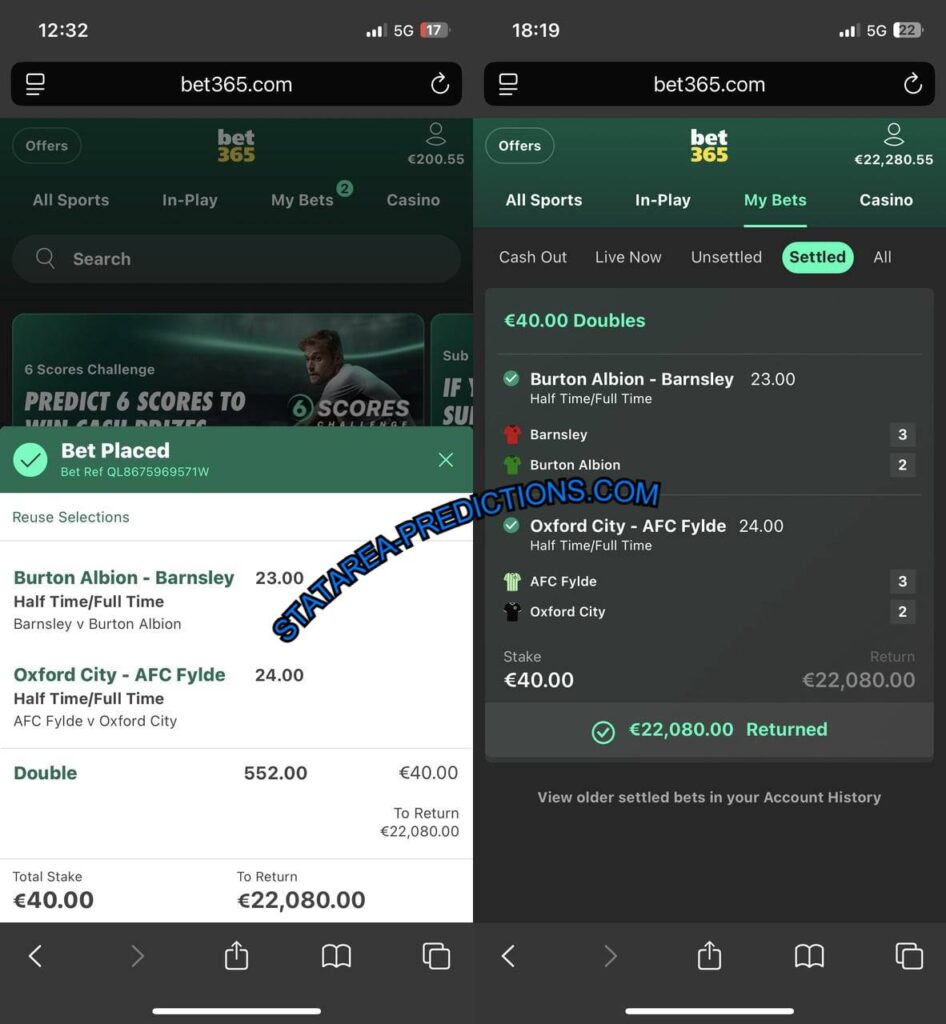 STATAREA OLD FIXED MATCH BET TIPS