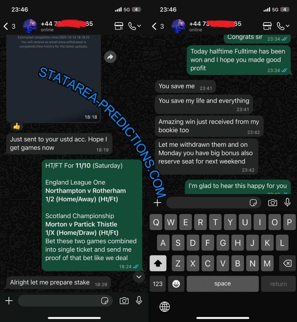 WHATSAPP STATAREA FIXED GAMES
