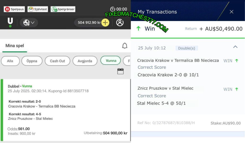 ladbrokers correct score fixed matches